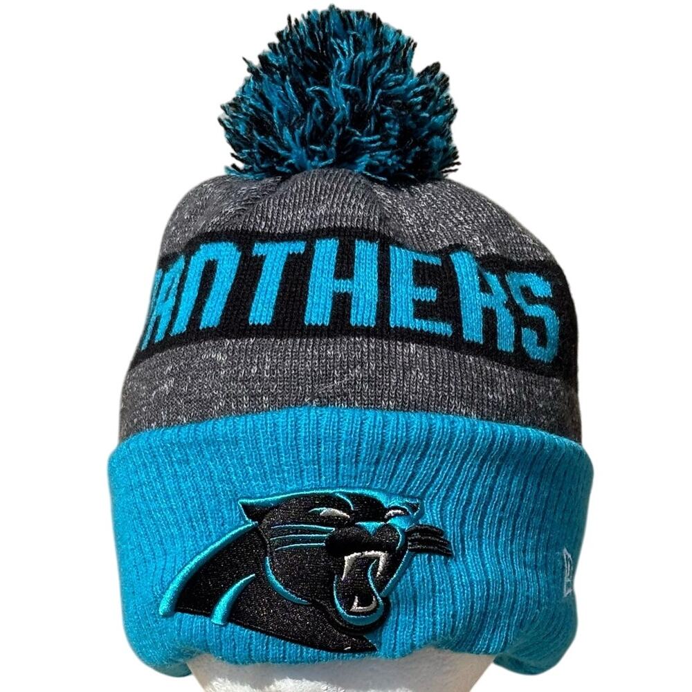 Blue New Era Panthers Beanie